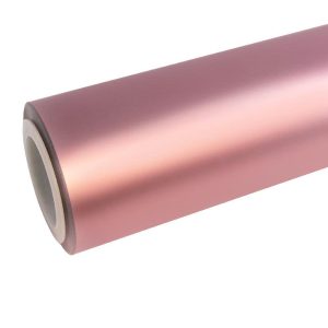 Silk Satin Chrome Rose Gold Vinyl Wrap