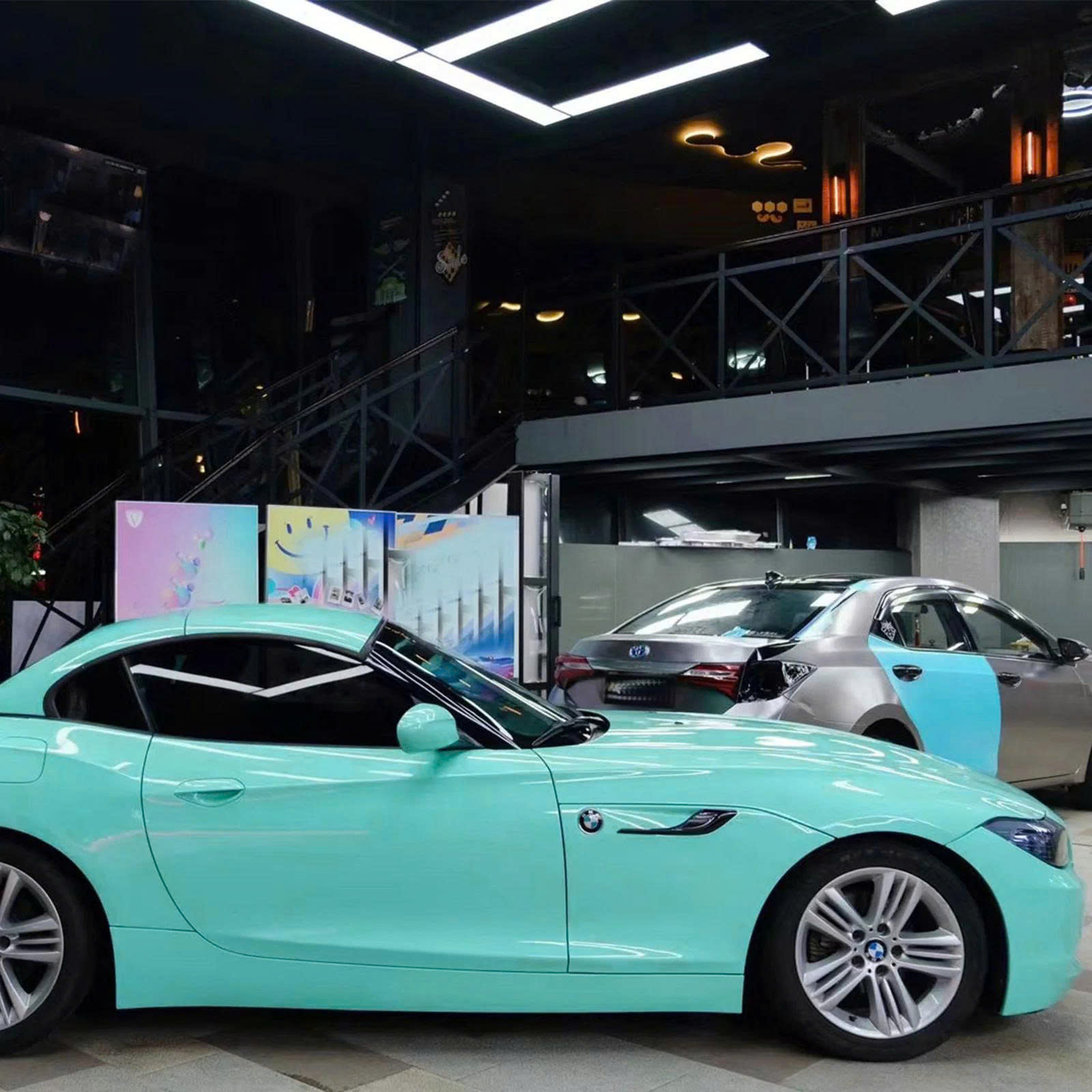 High Glossy Aqua Mint Color PPF - Ảnh 3