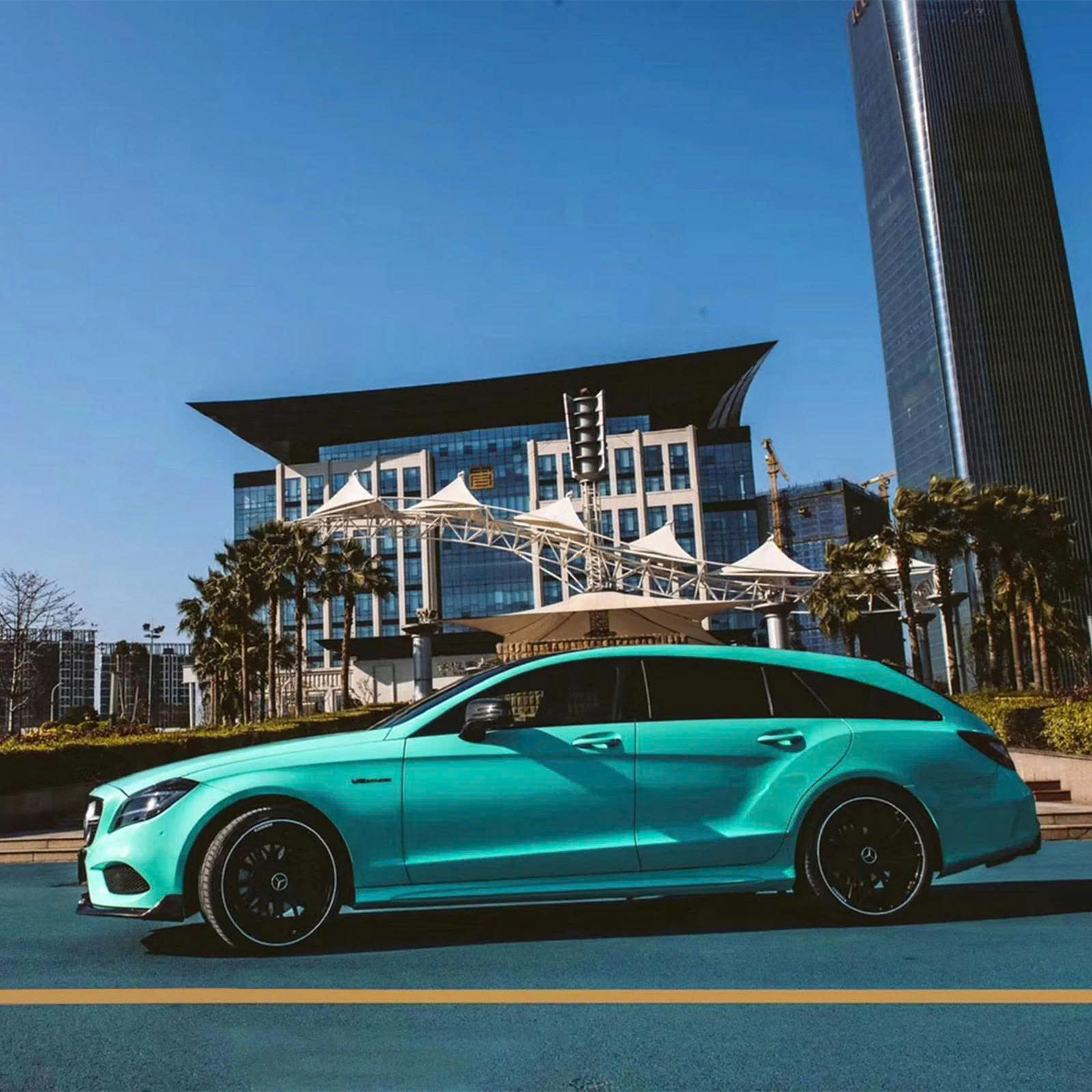 High Glossy Aqua Mint Color PPF - Ảnh 4