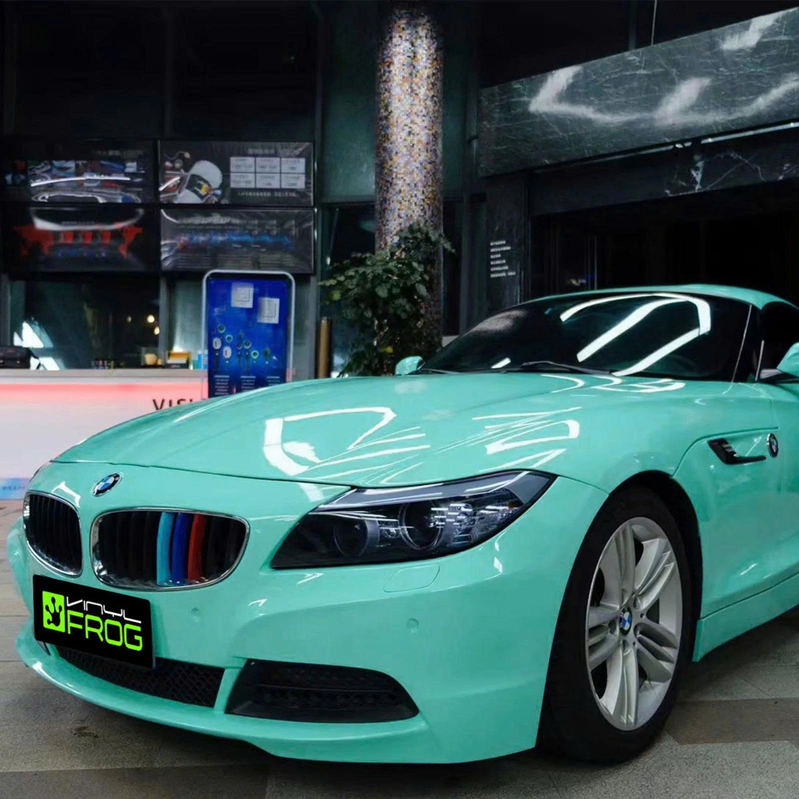 High Glossy Aqua Mint Color PPF - Ảnh 6