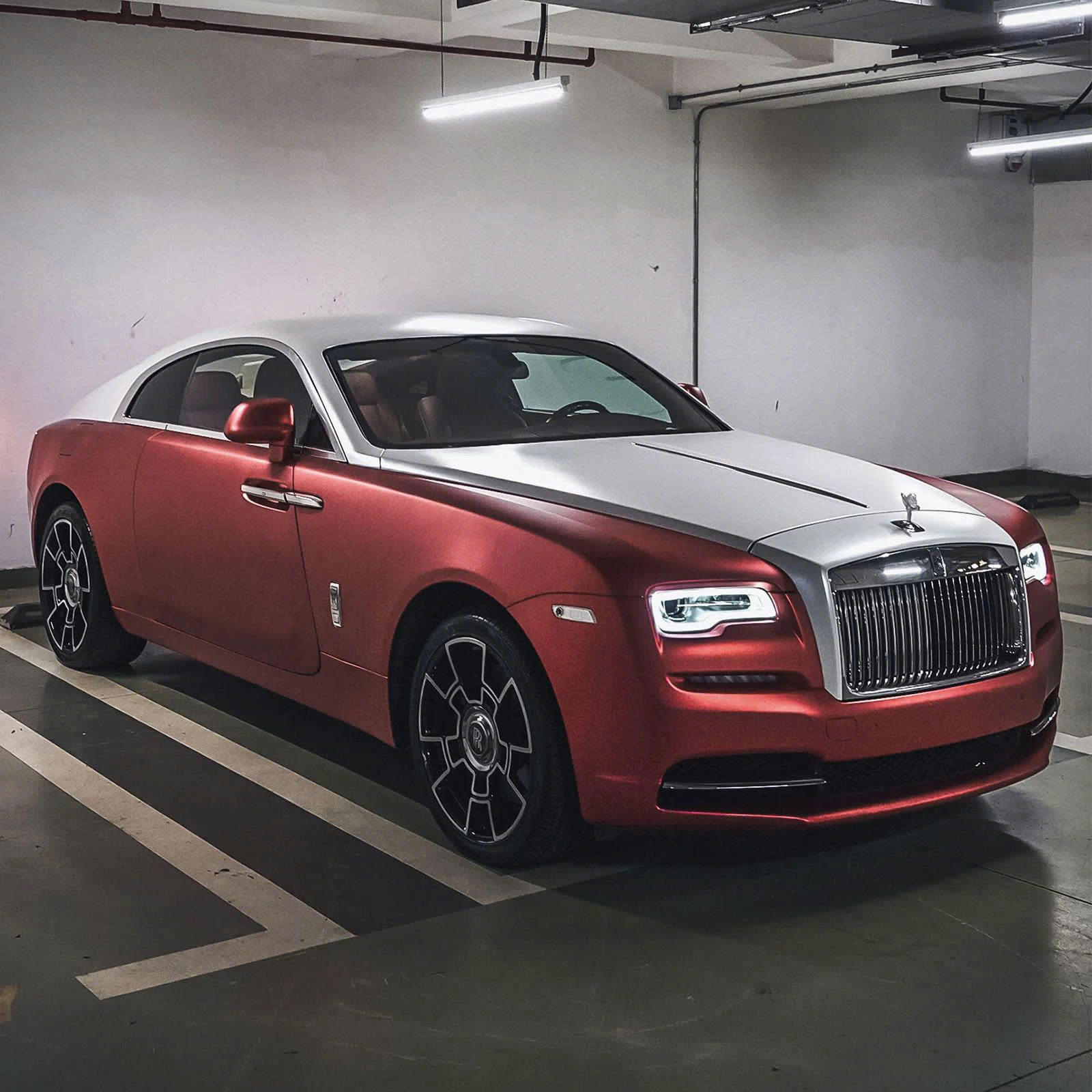 Satin Chrome Crimson Red Color PPF - Ảnh 2