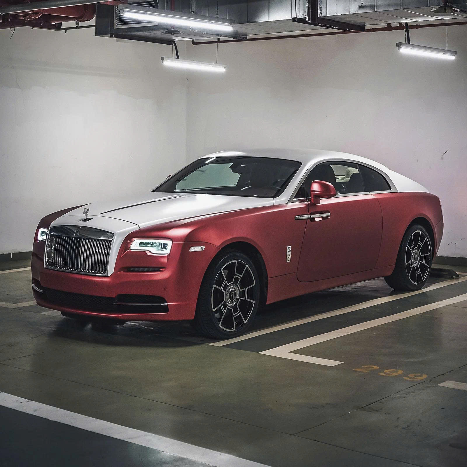 Satin Chrome Crimson Red Color PPF - Ảnh 3