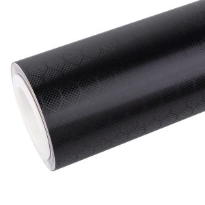 Honeycomb Hex Black Carbon Fiber Vinyl Wrap
