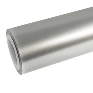 VinylFrog Glossy Metallic Champagne Silver Wrap