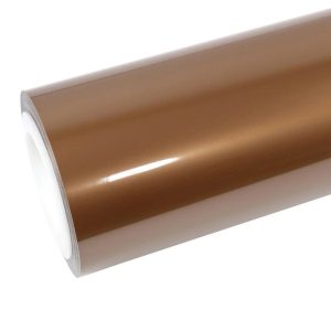 Glossy Metallic Bronze Ember Vinyl Wrap