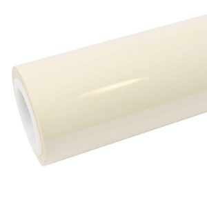 Super Glossy Ivory White Vinyl Wrap