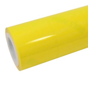 High Glossy Yellow Vinyl Wrap
