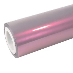 Candy Metallic Gray Pink Vinyl Wrap