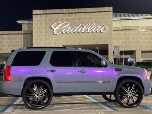 Candy Metallic Gray Purple Vinyl Wrap